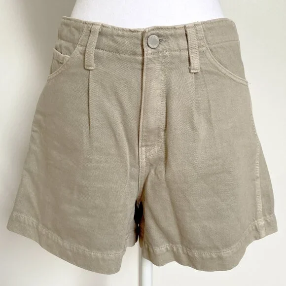 ✨ NWOT Soft Khaki High-Rise Denim Shorts ✨ Banana Republic - Picture 3 of 8
